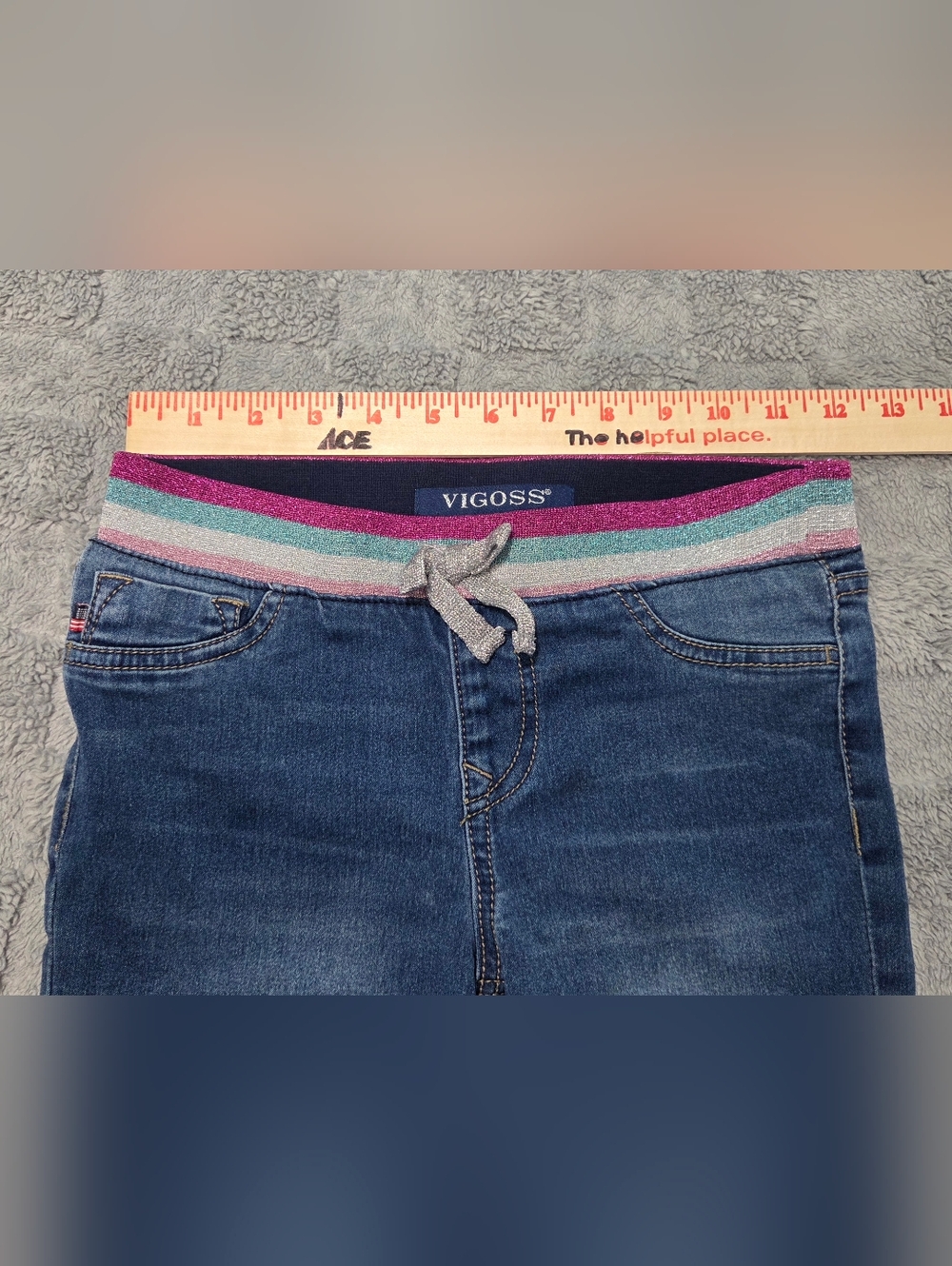 VIGOSS BERMUDA SHORTS GIRLS PULL ON SHORTS SIZE MEDIUM 9/10 - Picture 3 of 8